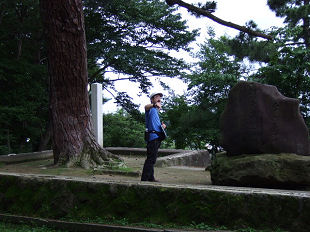 高山樗牛瞑想の松
